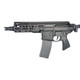 Well PRO MCX Rattler Full Metal MWS Compatible Gas Blowback Airsoft Rifle with Side-Folding Stock in Black (WG10-6M)