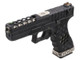Armorer Works - AW-VX0201 Custom Hex Cut Gas Blowback Airsoft Pistol in Black