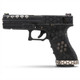Armorer Works - AW-VX0201 Custom Hex Cut Gas Blowback Airsoft Pistol in Black