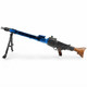 AGM - MG42 Full Metal WW2 Support Airsoft Machine Gun with Foldable & Adjustable Bipod in Blue