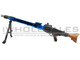 AGM - MG42 Full Metal WW2 Support Airsoft Machine Gun with Foldable & Adjustable Bipod in Blue