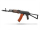 S&T AKS-74N AEG Sports Line Rifle with Side-Folding Stock in Faux Wood Finish