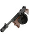 Cybergun Thompson M1928 "Chicago Typewriter" AEG Airsoft Rifle with Fixed Stock in Wood