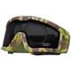 Nuprol - Battle Visor RX EN166:2001 Anti-Fog Protective Airsoft Eyewear with Optical Insert in Camouflage/Smoked