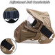 Wo Sport Tactical Jnr Full Face Mask in Desert Tan with Screen