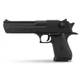Cybergun Magnum Research Inc. Desert Eagle 50AE GBB Pistol Black, left-side view on white