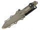 Airsoft Rubber Knife with Hard Plastic Holster OD