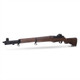 A&K M1 Garand Airsoft AEG Rifle - Real Wood shown in full left-side profile on white