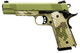 Raven M1911 MEU GBB Railed Airsoft Pistol in Camo with Green Slide