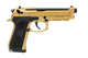 Raven R9 Replica M92 Gas Blowback Airsoft Pistol in Gold