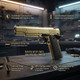 Raven M1911 MEU Gas Blowback Airsoft Pistol Railed in Gold side view with feature callouts