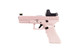 Raven EU17 Gas Blowback Airsoft Pistol in Full Pink with BDS Sight