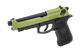 Raven R9 Replica M92 Gas Blowback Airsoft Pistol in Black & Green