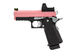 Raven Gas Blowback Hi-capa 3.8 Pro Airsoft Pistol in Pink with BDS Sight