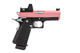 Raven Gas Blowback Hi-capa 3.8 Pro Airsoft Pistol in Pink with BDS Sight