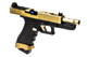 Vorsk EU17 Tactical Gas Blowback Airsoft Pistol in Gold