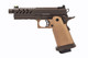 VORSK HI CAPA 4.3 GBB Pistol in Tan & Bronze
