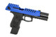 Vorsk VM9 Osiris Gas Blowback Airsoft Pistol in Blue