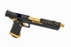 Vorsk Hi Capa TITAN 7" GBB Airsoft Pistol - Black & Gold
