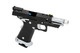 Vorsk CS Hi Capa Vengeance Compact Gas Blowback Airsoft Pistol in Silver & Black