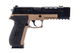 Vorsk VP26X GBB Airsoft Pistol with Rail - Tan & Black