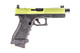 Vorsk EU17 Tactical Gas Blowback Airsoft Pistol with Green Top Slide