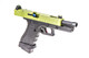 Vorsk EU17 Tactical Gas Blowback Airsoft Pistol with Green Top Slide