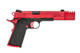 Vorsk VG-X Custom 1911 MEU Gas Blowback Airsoft Pistol in Red