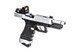 Vorsk EU17 Tactical Gas Blowback Pistol With Sight & Chrome Top Slide (VGP-01-21-BDS)