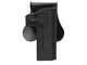 ASG Polymer Airsoft Pistol Holster for Hi Capa 5.1 in Black