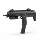 Side view of the Tokyo Marui MP7A1 Compact AEP Electric Airsoft SMG with a long magazine on a white background.