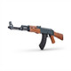 Cyma CM042M AK47 Full Metal AEG Airsoft Rifle in Wood/Black