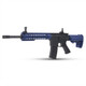 Cyma CM615 AEG Keymod hand-guard Airsoft Rifle In blue