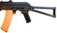 Cyma CM035 AKS-74U Airsoft Rifle with Side Foldable Stock in Wood/Black