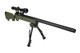 Snow Wolf Spring Powered Sniper Rifles with scope & bipod in Olive Green
