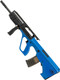 Snow Wolf AUG Quad Railed Airsoft Bullpup in Blue