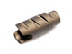 G&G Airsoft Amplifier Flash Hider in Desert Tan with 14mm CCW Thread