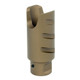 G&G Airsoft Amplifier Flash Hider in Desert Tan with 14mm CCW Thread