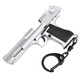 Nuprol Desert Eagle Pistol Keyring in Silver