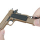 Nuprol 1911 Series Pistol Keyring in Desert Tan