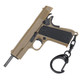 Nuprol 1911 Series Pistol Keyring in Desert Tan