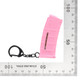 Nuprol Rifle Magazine Shape Keyring in Pink