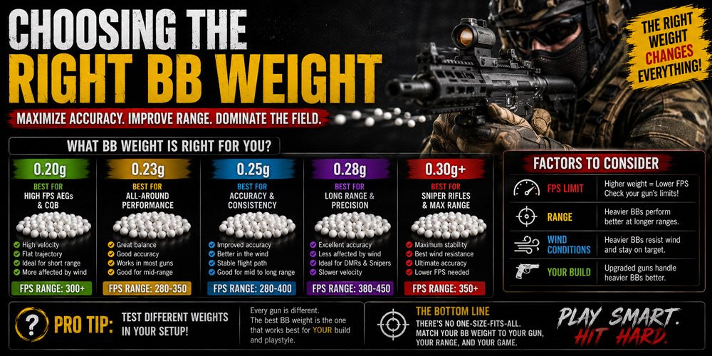 Choosing the Right Weight BB Pellets