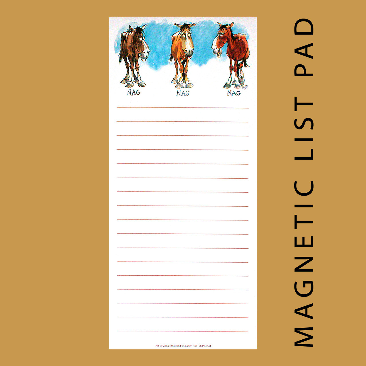 NAG, NAG, NAG LIST PAD Horse Play