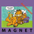 Diet-Free Zone Garfield Magnet by Leanin' Tree