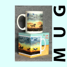 Ground And Sky Running Horses Mug by Leanin' Tree - Thumb