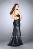 La Femme 24022 Vegan Leather Dress
