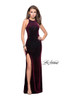 La Femme 25679 Beaded Velvet Dress