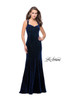 La Femme 25681 Velvet Dress