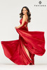 Faviana S10209 Flowy Satin Dress